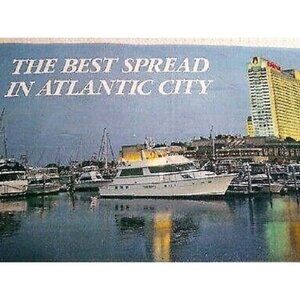 Trump Castle large beach towel The Best Spread in Atlantic City 29" x 55" Unused